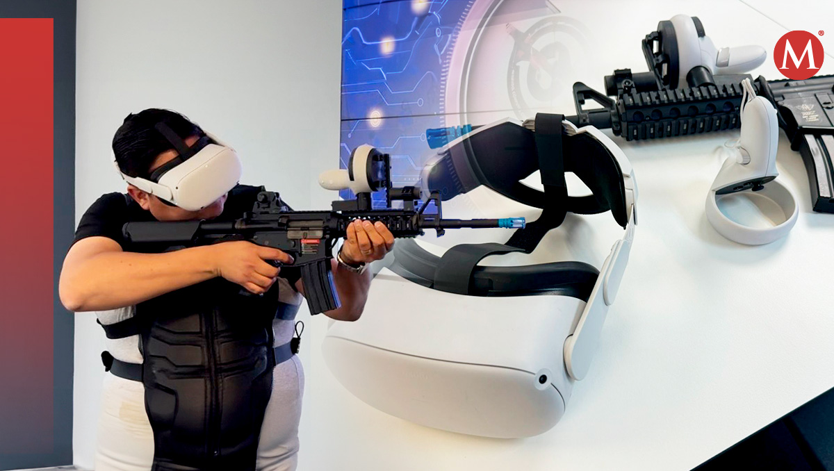 Entrenamiento de tiro utilizando la realidad virtual. (Especial)