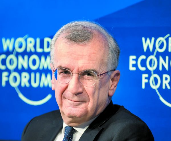 François Villeroy de Galhau, gobernador del banco central francés. Fabrice Coffrini/AFP
