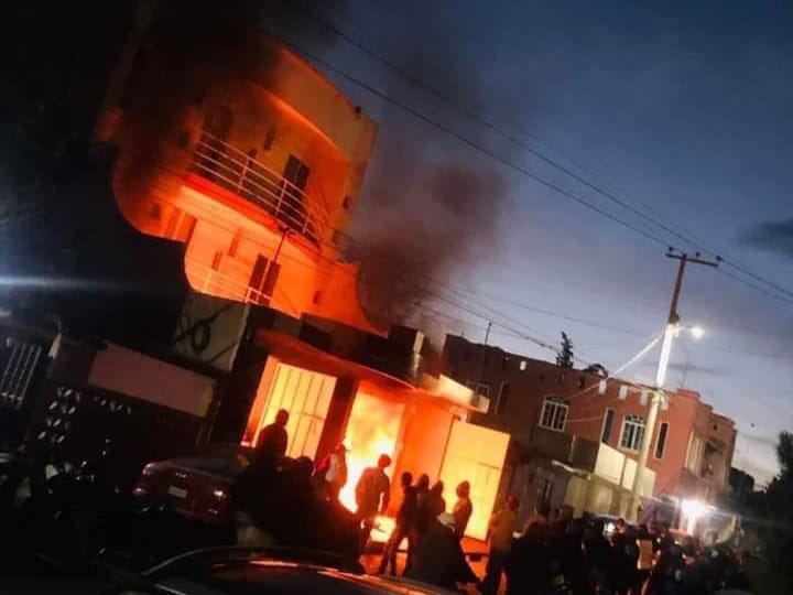 Incendian oficinas del Ministerio Público de Mixquiahuala