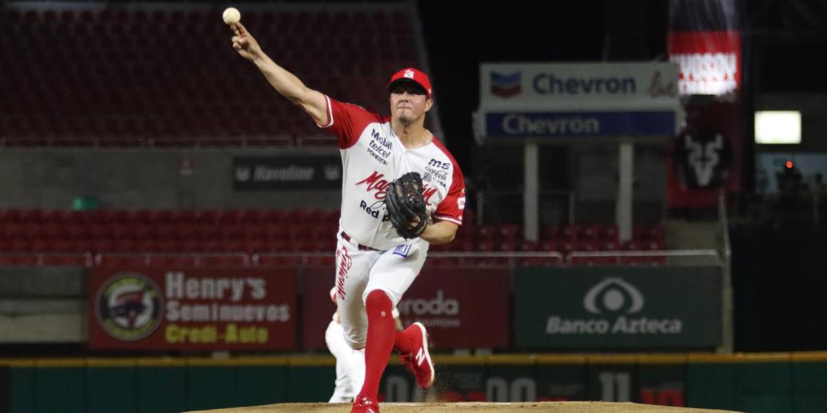 Manuel Flores, pitcher yucateco de Venados de Mazatlán. (Especial)