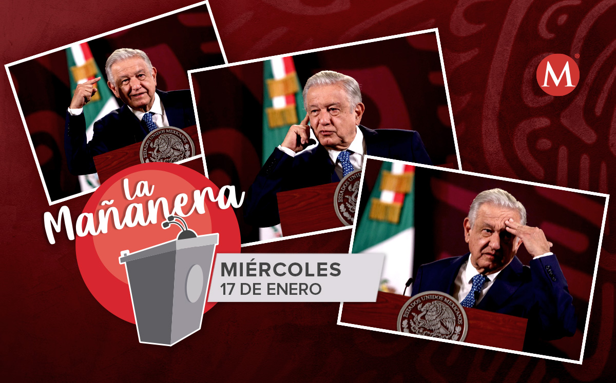 El presidente López Obrador en la mañanera desde Palacio Nacional. | Cuartoscuro