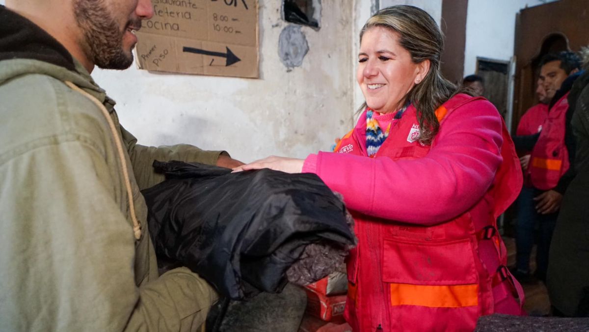 La secretaria de Inclusión e Igualdad, Martha Herrera, realizó ayer un recorrido por varios albergues de Monterrey. Especial