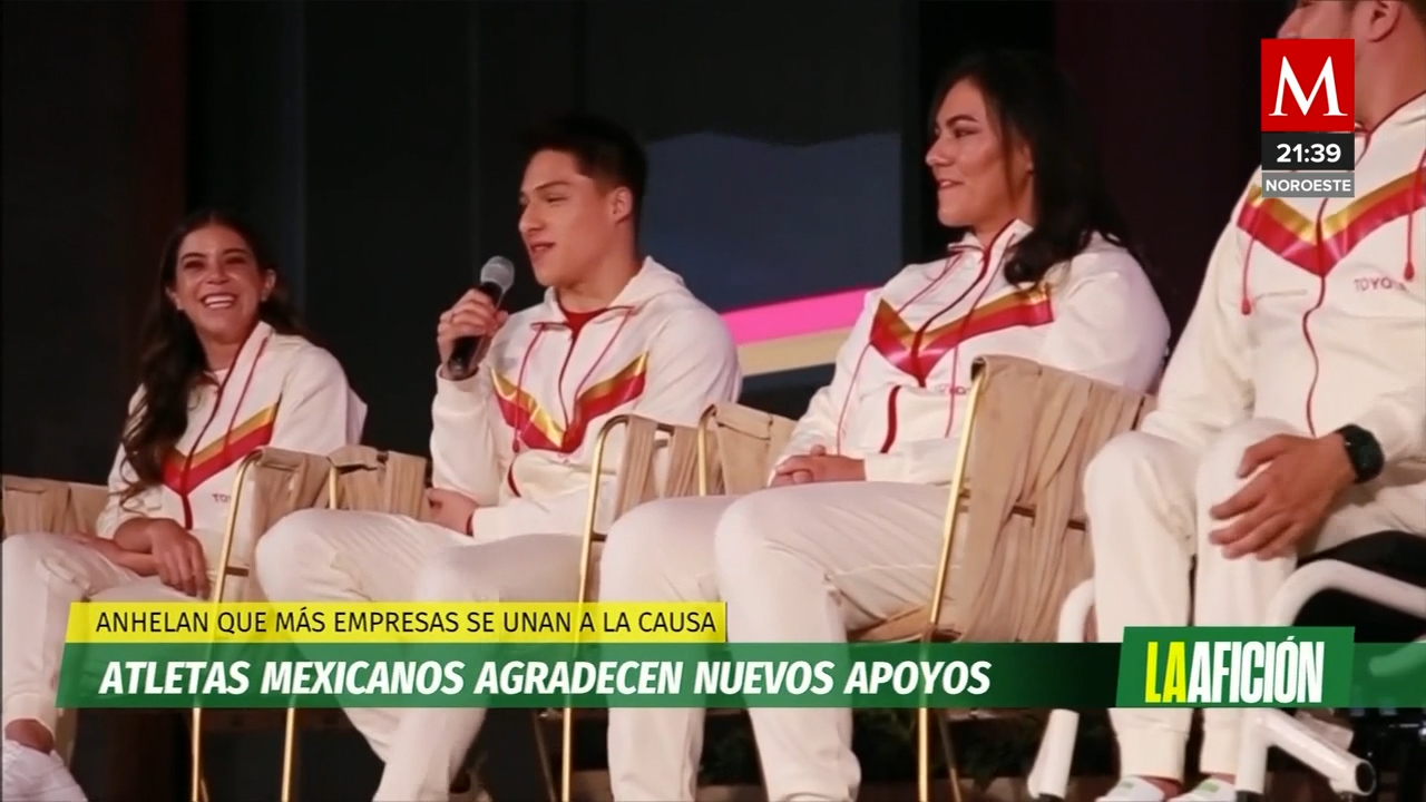 Atletas mexicanos agradecen nuevos apoyos