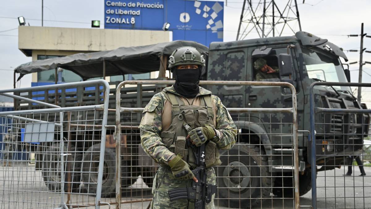 Daniel Noboa declaró la guerra a 22 grupos criminales | AFP