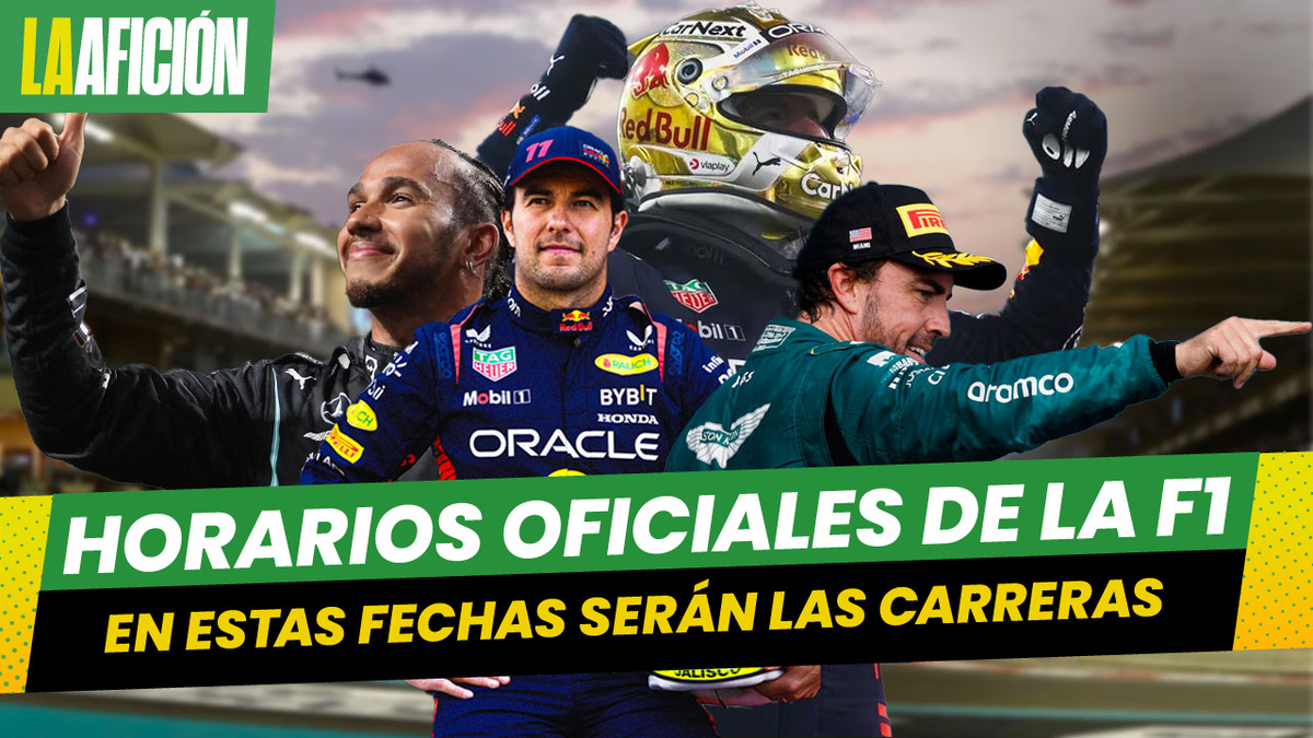 Fórmula 1 hace oficial los horarios para las carreras de la temporada 2024
