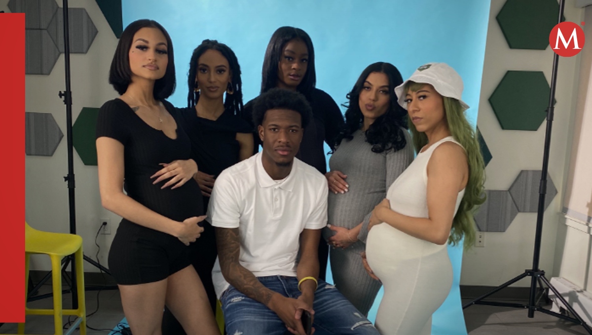Hombre celebra baby shower con las 5 madres de sus hijos | ESPECIAL