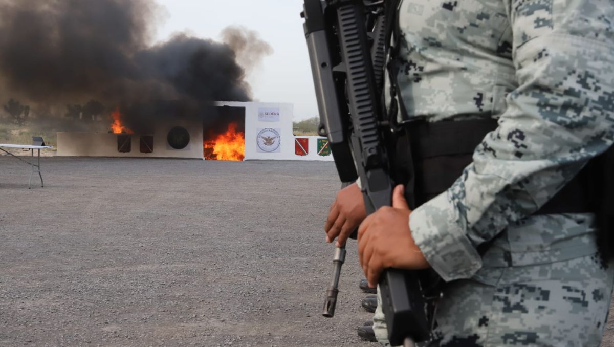La incineración se llevó a cabo en las instalaciones de la Séptima Zona Militar | Leonel Rocha