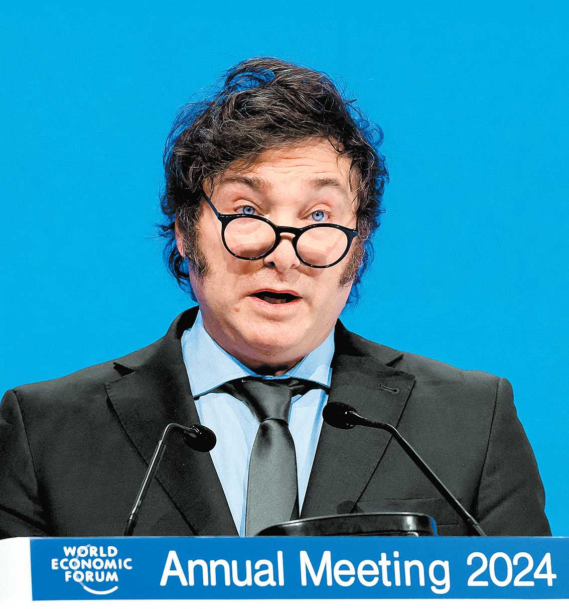 El mandatario debutó en el escenario mundial con aplausos. Denis Balibouse/Reuters