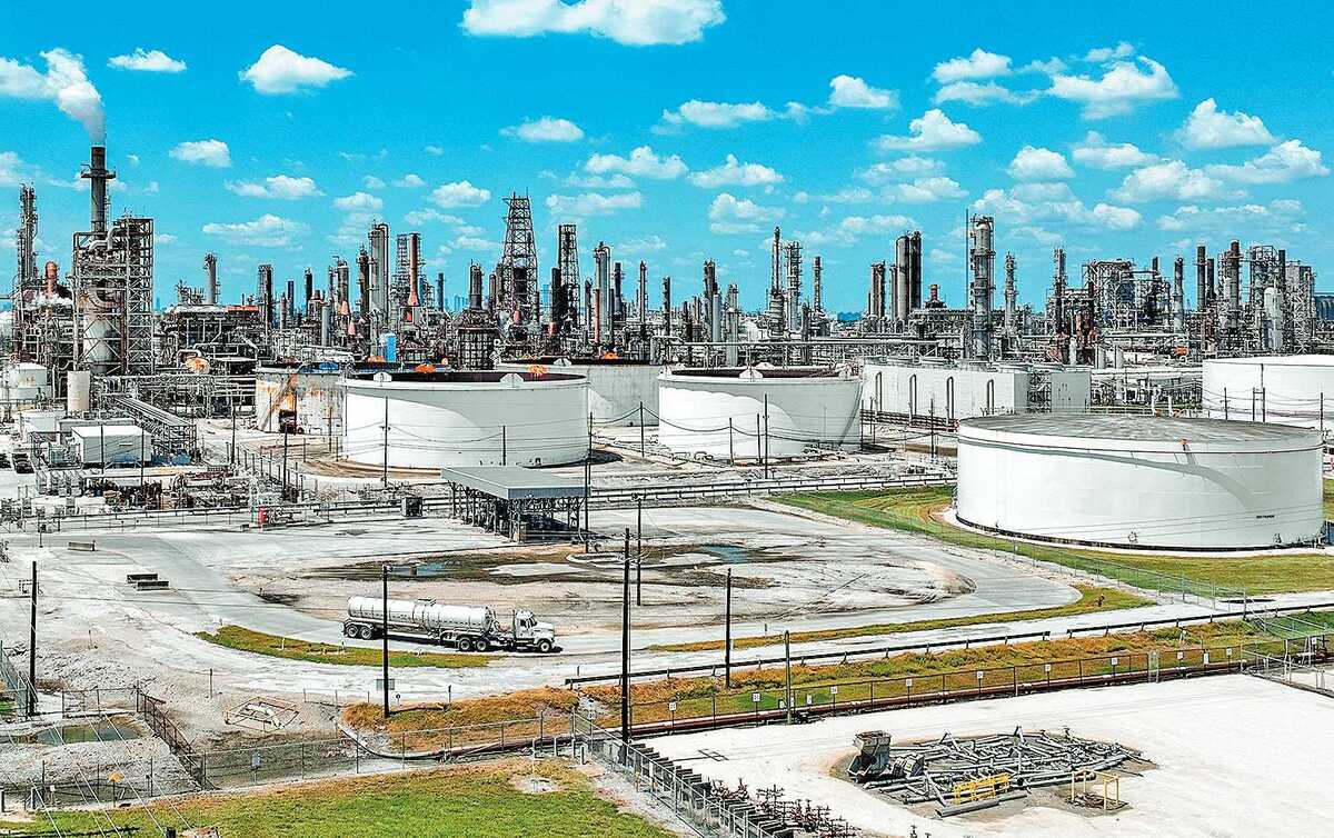 Planta de procesamiento del hidrocarburo en Texas. Brandon Bell/AP