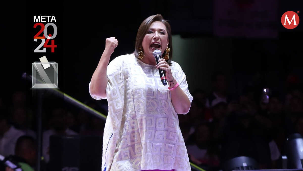La precandidata del PAN, PRI y PRD, Xóchitl Gálvez, hará su cierre de campaña en Guanajuato. | Araceli López