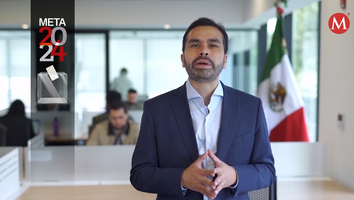 El precandidato de Movimiento Ciudadano a la Presidencia, Jorge Álvarez Máynez. | Especial