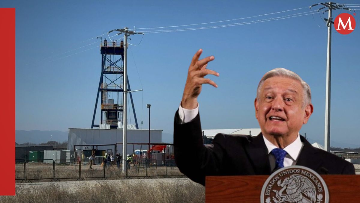 AMLO supervisó labores de rescate den Pasta de Conchos.