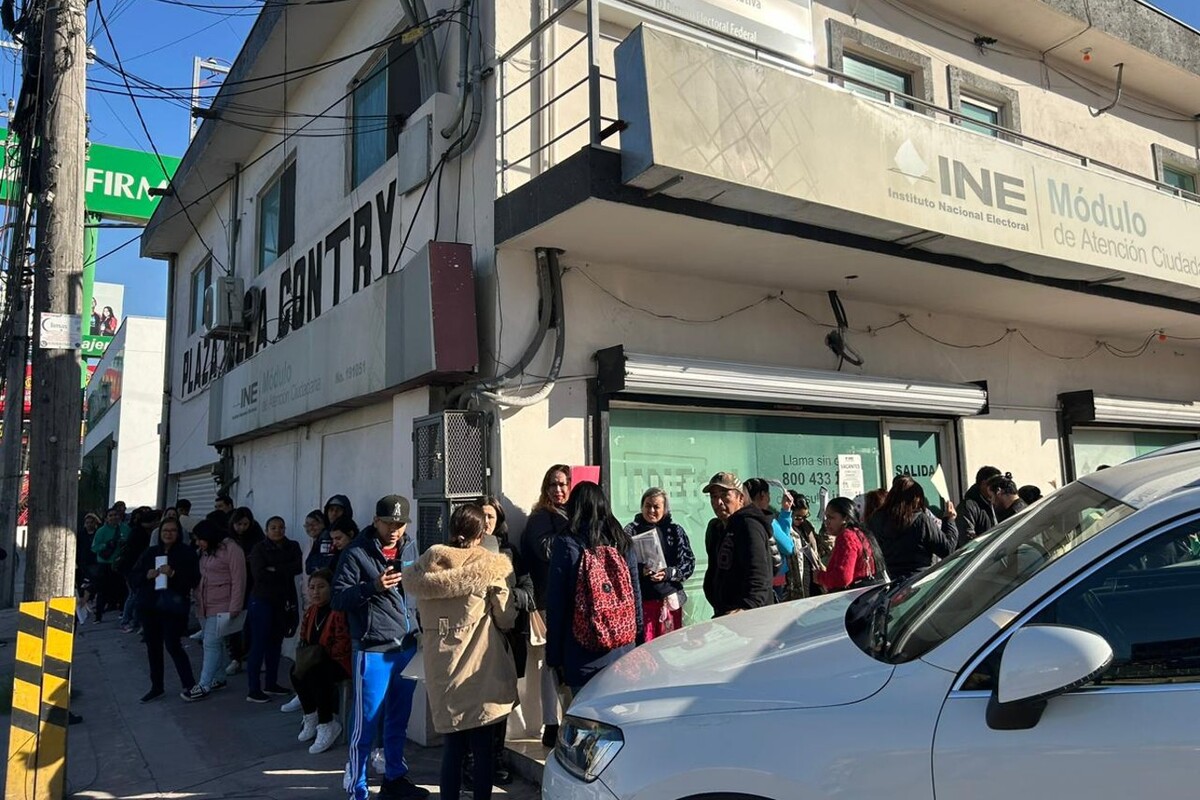 Algunos ciudadanos externaron su molestia debido a que desde hace días han intentado pasar al módulo  | Pedro Delgado
