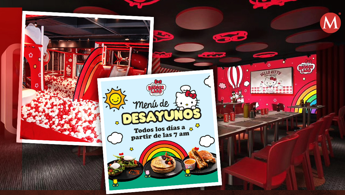 Kitty Burgerland ofrecerá desayunos. Foto: Especial
