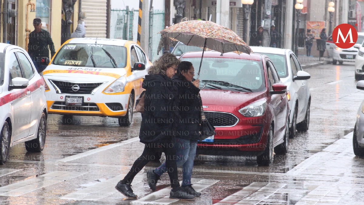 Lluvias y frío en Tampico. (Yazmín Sánchez)
