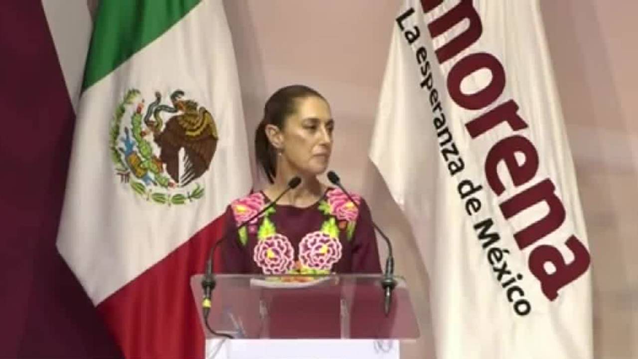 Claudia Sheinbaum recibe su ratificación como candidata presidencial de Morena