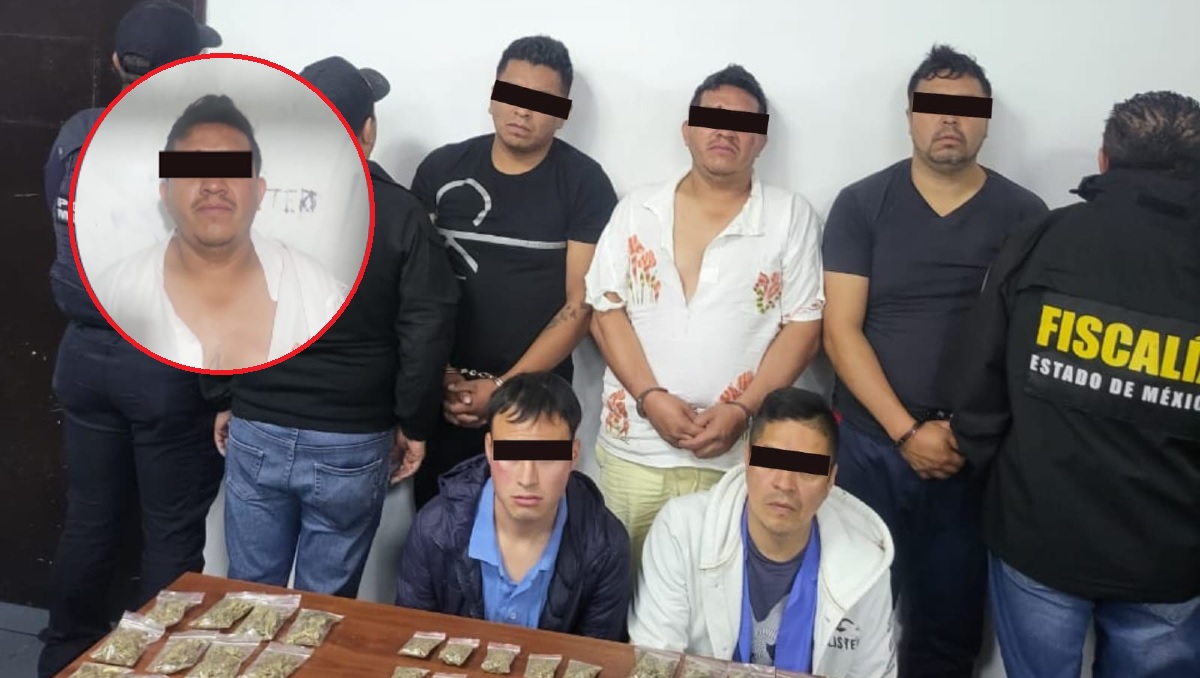 'El Mosco' fue detenido junto con cuatro hombres más.