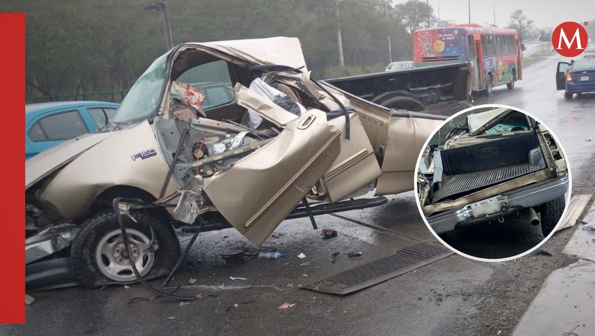 El tripulante perdió el control del volante en una curva y se estrelló contra el barandal protector del río La Silla | Mayte Villasana