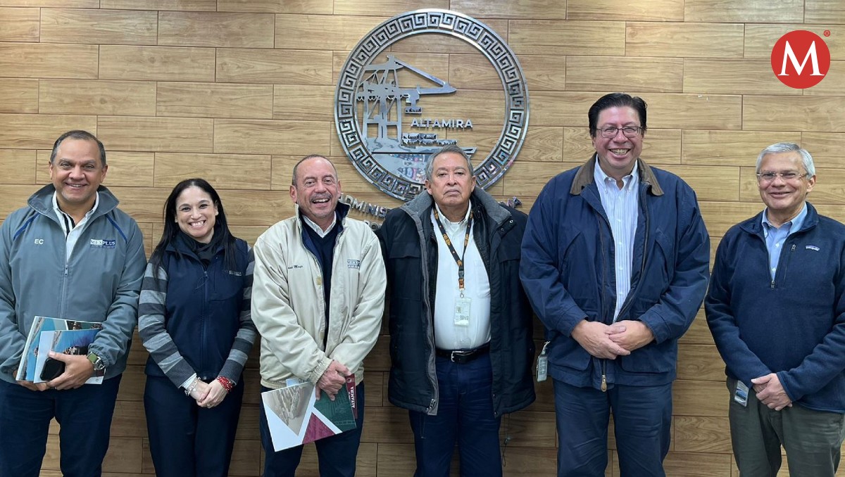 Directivos del IMEF visitaron el puerto de Altamira, en Tamaulipas.