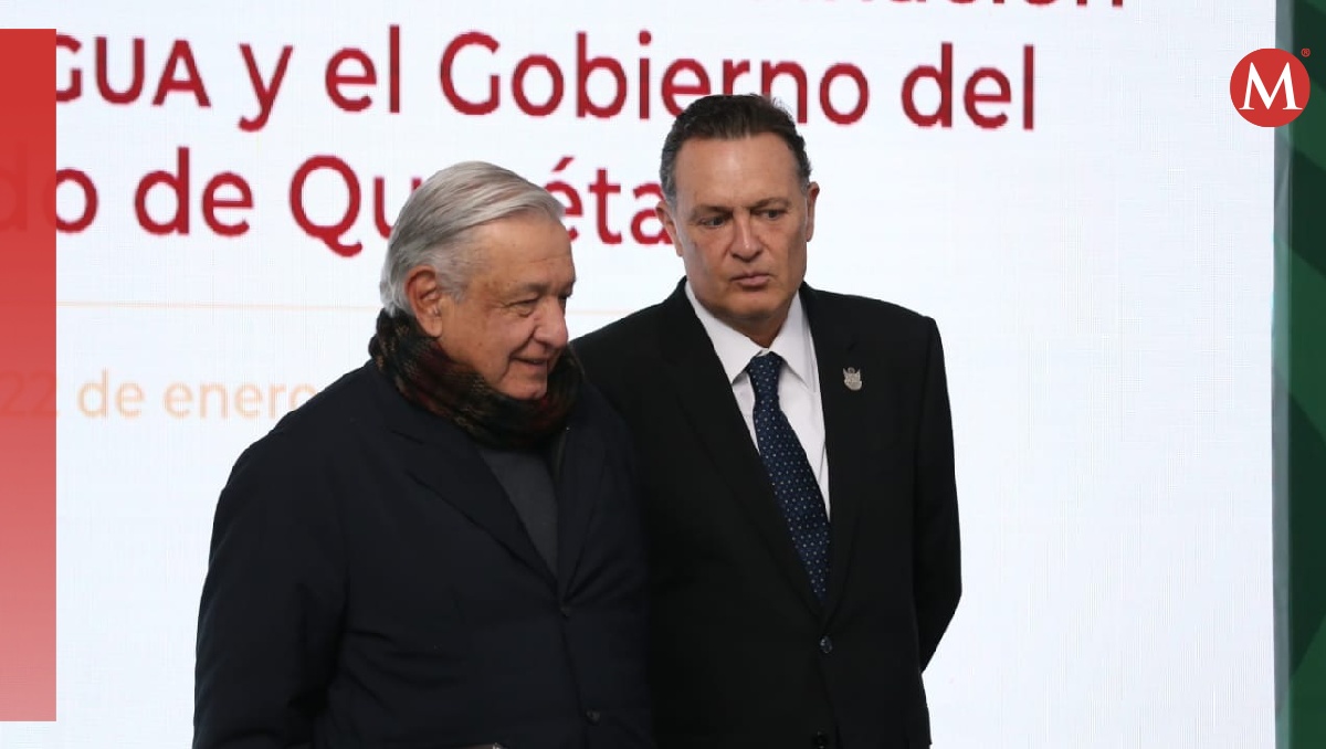 El gobernador Mauricio Kuri junto al presidente López Obrador en Querétaro. | Octavio Hoyos