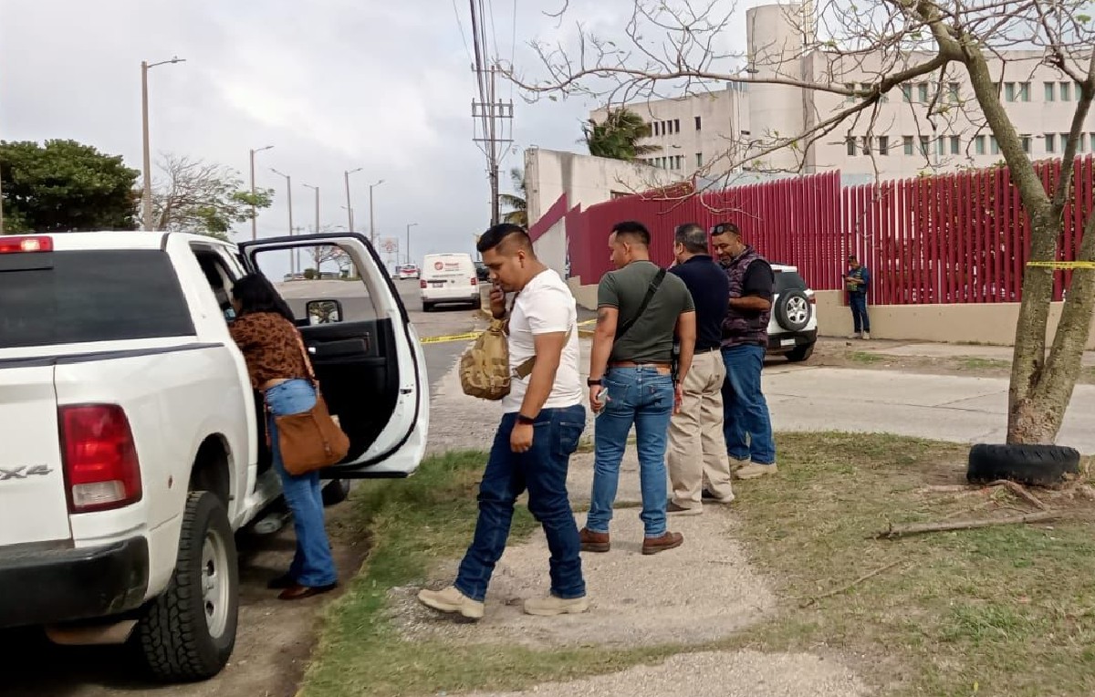 Persecución en Coatzacoalcos, Veracruz (Foto: Fluvio Cesar Martínez)