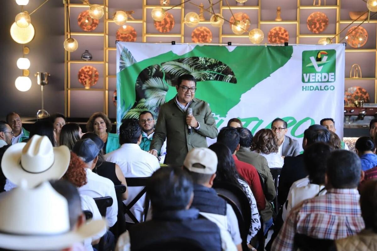 Delegado del Comité Ejecutivo Nacional del Partido Verde Ecologista de México Octavio Magaña Soto (Cortesía)