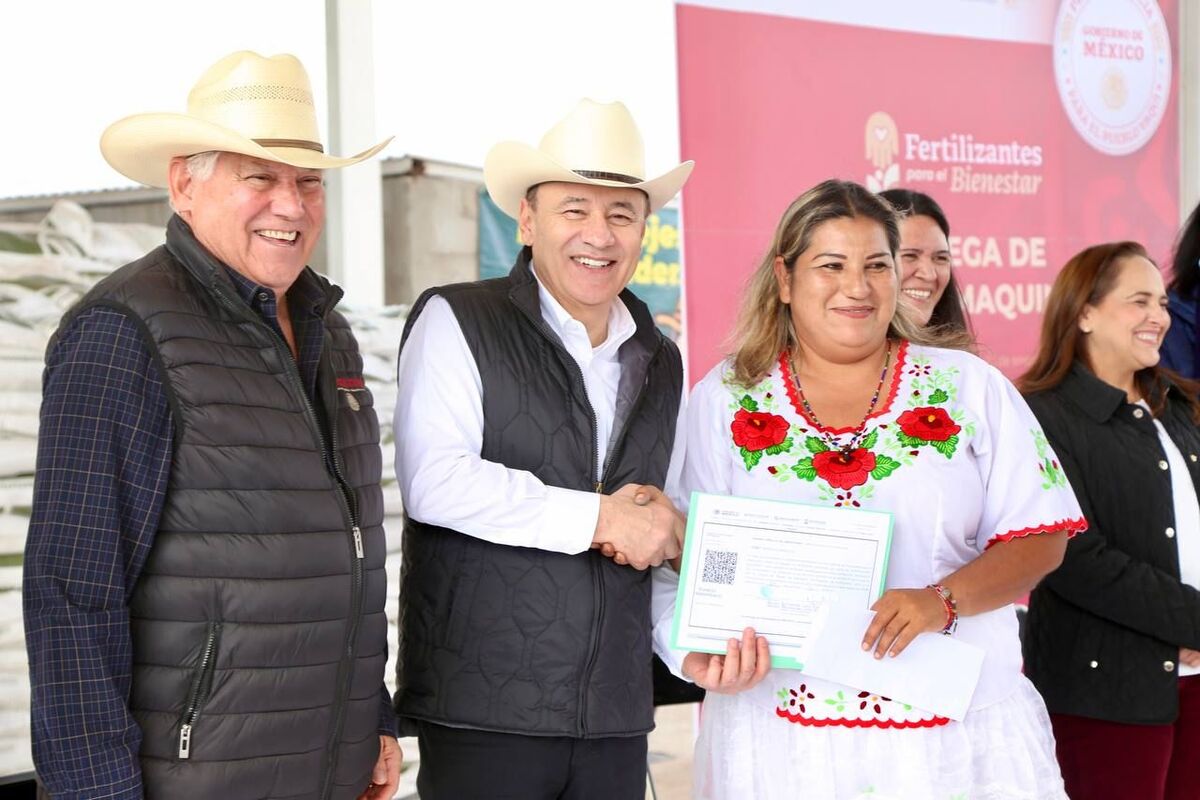 El gobernador Alfonso Durazo, estuvo acompañado del titular de Sader, Victor Villalobos.