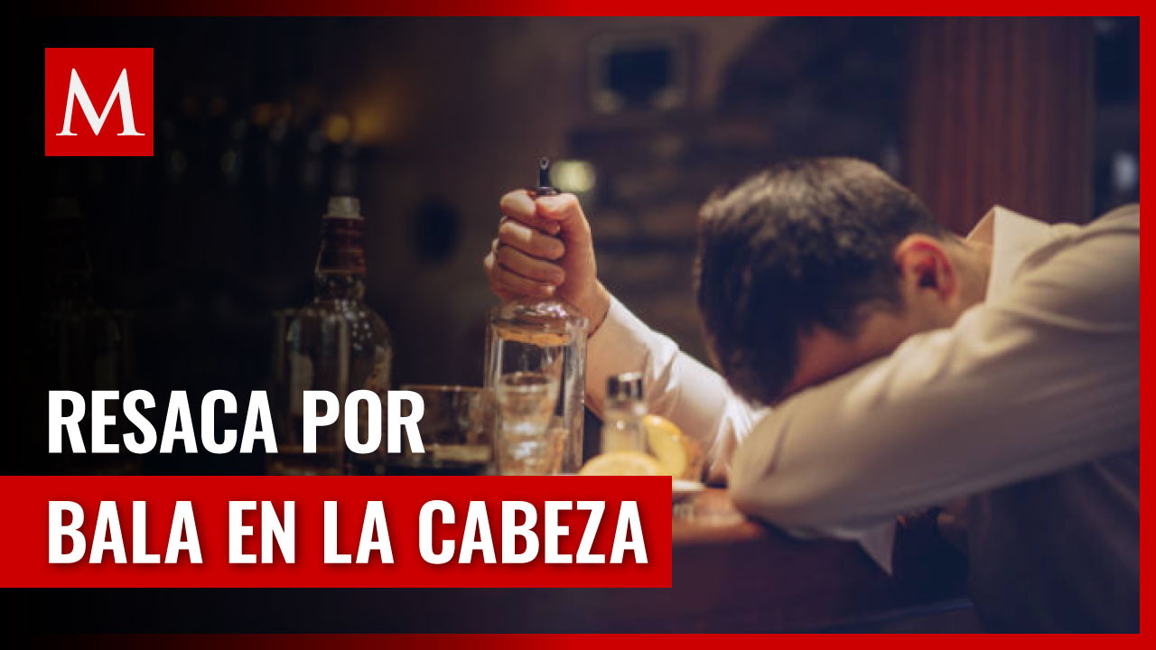 Hombre descubre bala en la cabeza tras 4 días de fiesta