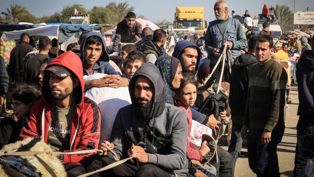 la mayoría de los palestinos vive hacinada en Jan Yunis | AFP