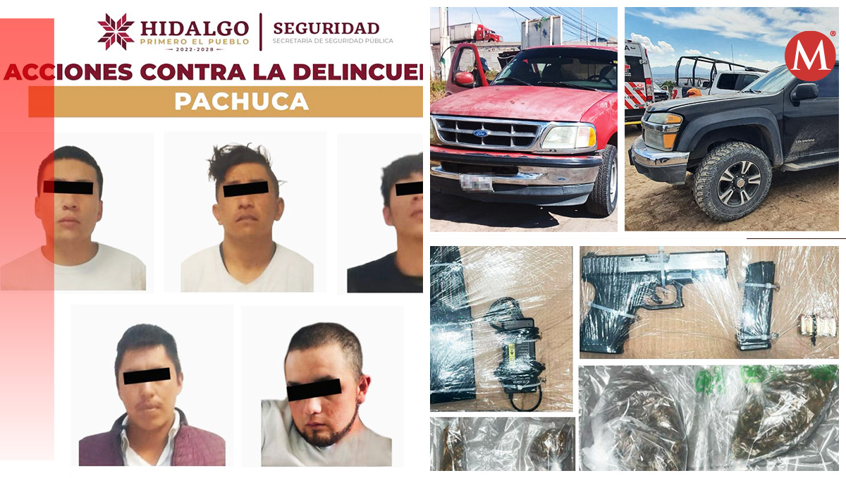 Las personas implicadas, están presuntamente relacionados con el robo en carreteras federales (cortesía)
