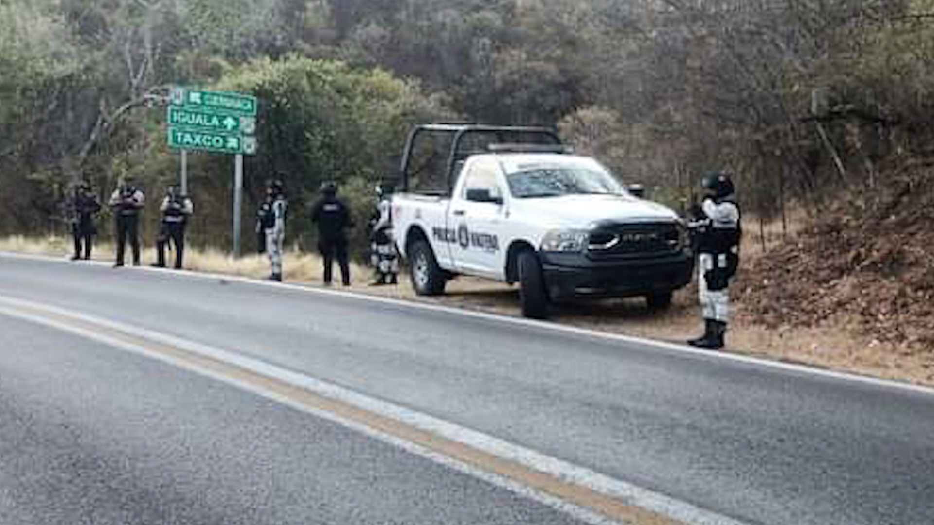 Agentes de la Policía Ministerial son secuestrados en Taxco, Guerrero; hallaron su patrulla
