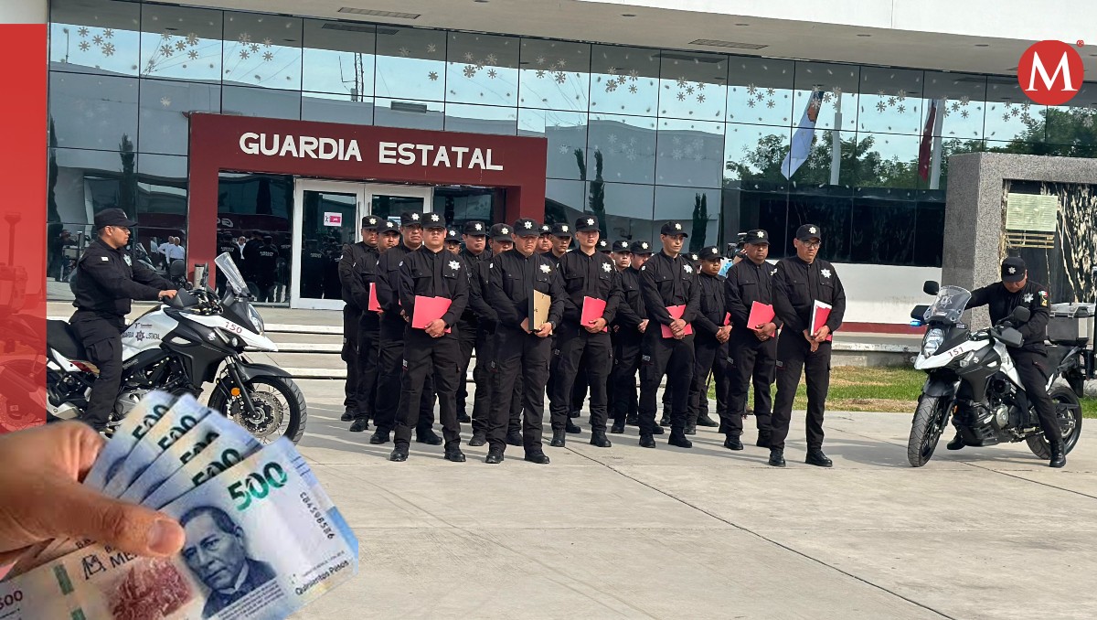 Anuncian aumento de salario a policías de Tamaulipas