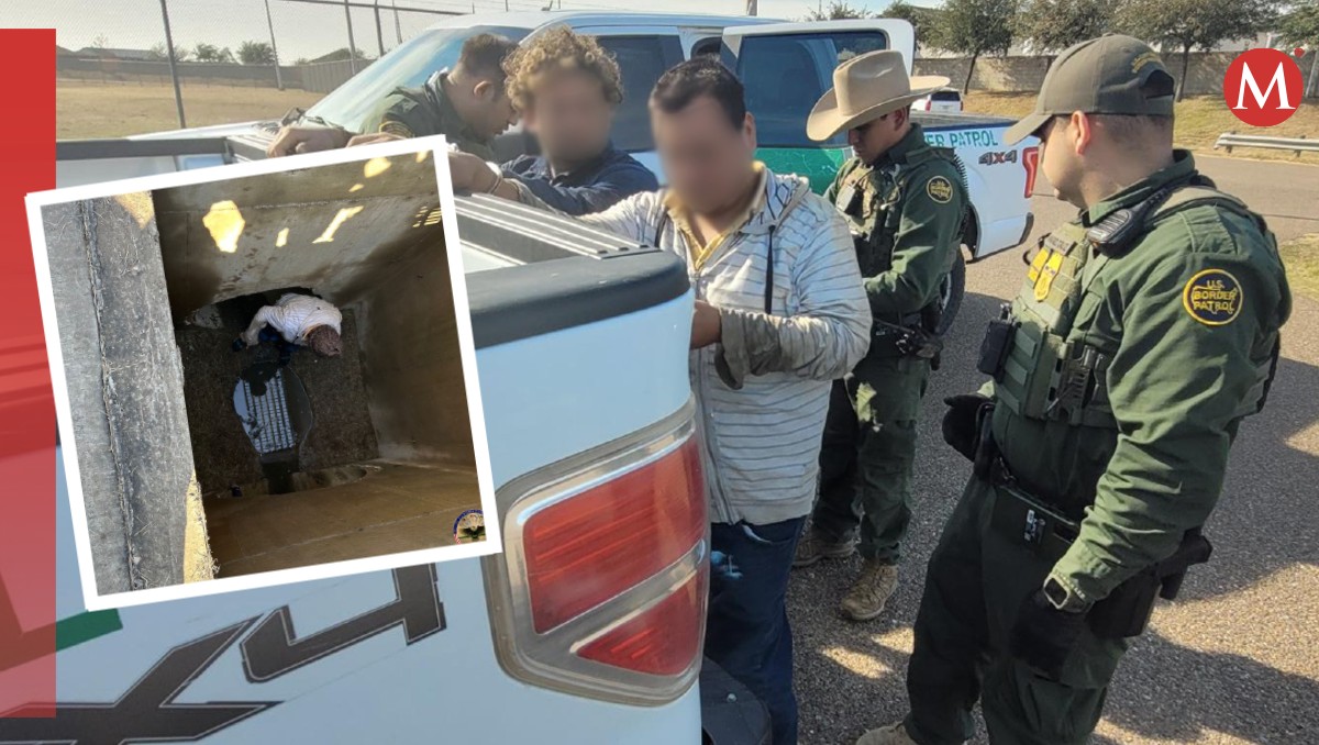 Detienen a 2 migrantes atrapados; estaban en un desagüe pluvial