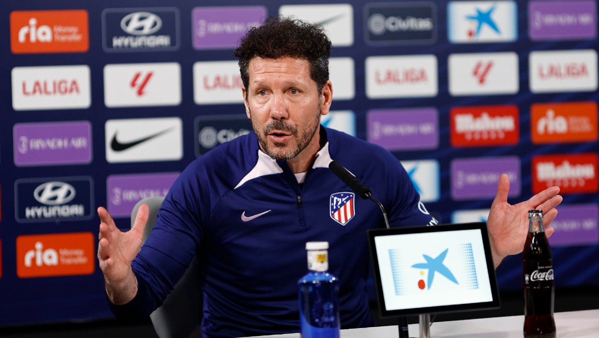 Diego Simeone, entrenador del Atlético de Madrid (EFE)