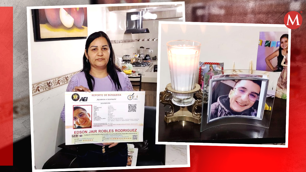 Madre busca a su hijo en Apodaca. Foto: Fabricio Gallegos