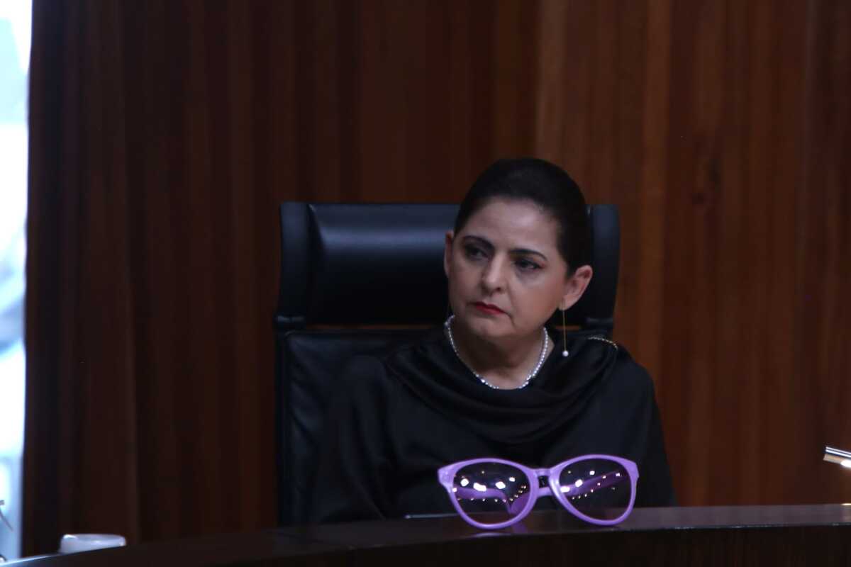 Mónica Aralí Soto, magistrada presidente del TEPJF. | Ariana Pérez