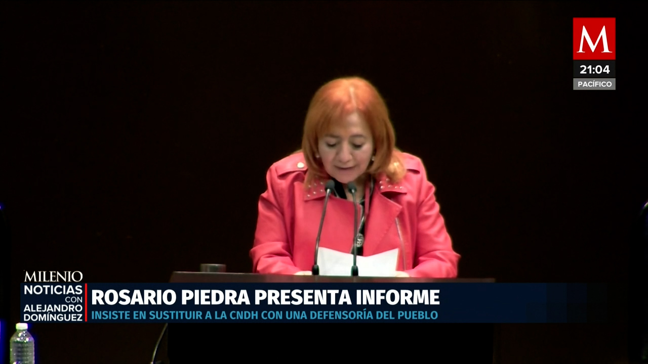 Rosario Piedra Ibarra rinde cuentas por su gestión en CNDH