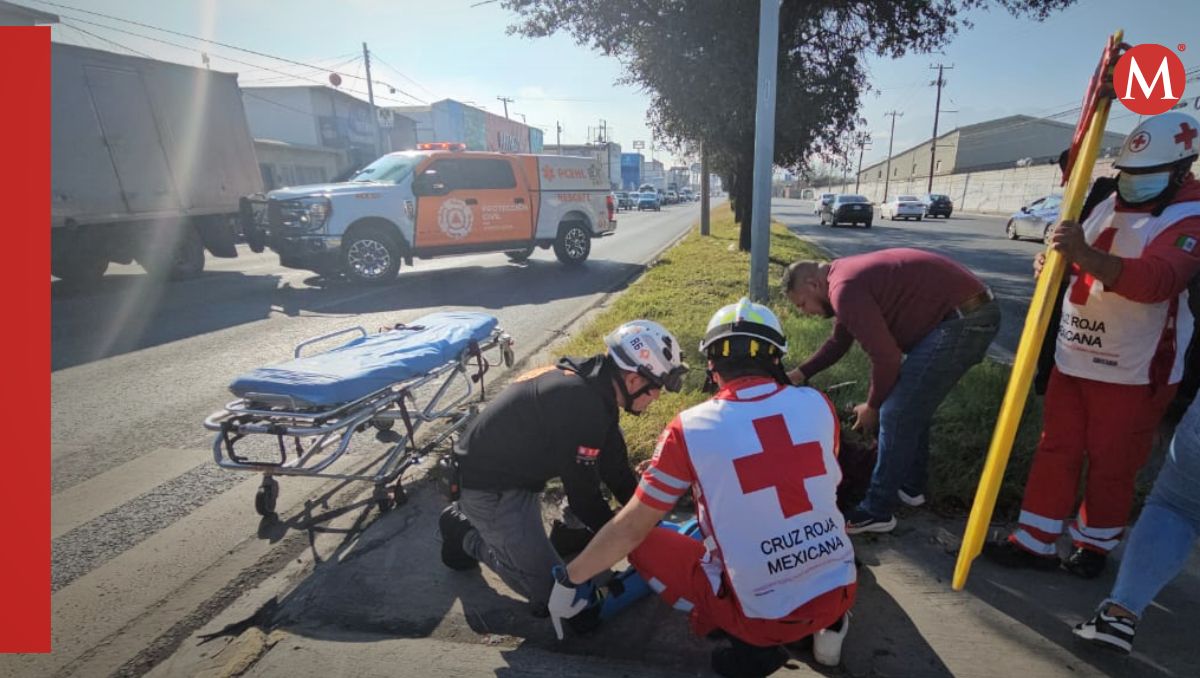 El accidente se registró sobre la avenida Bernardo Reyes en su cruce con Francisco Lagos Cházaro | Fabricio Gallegos