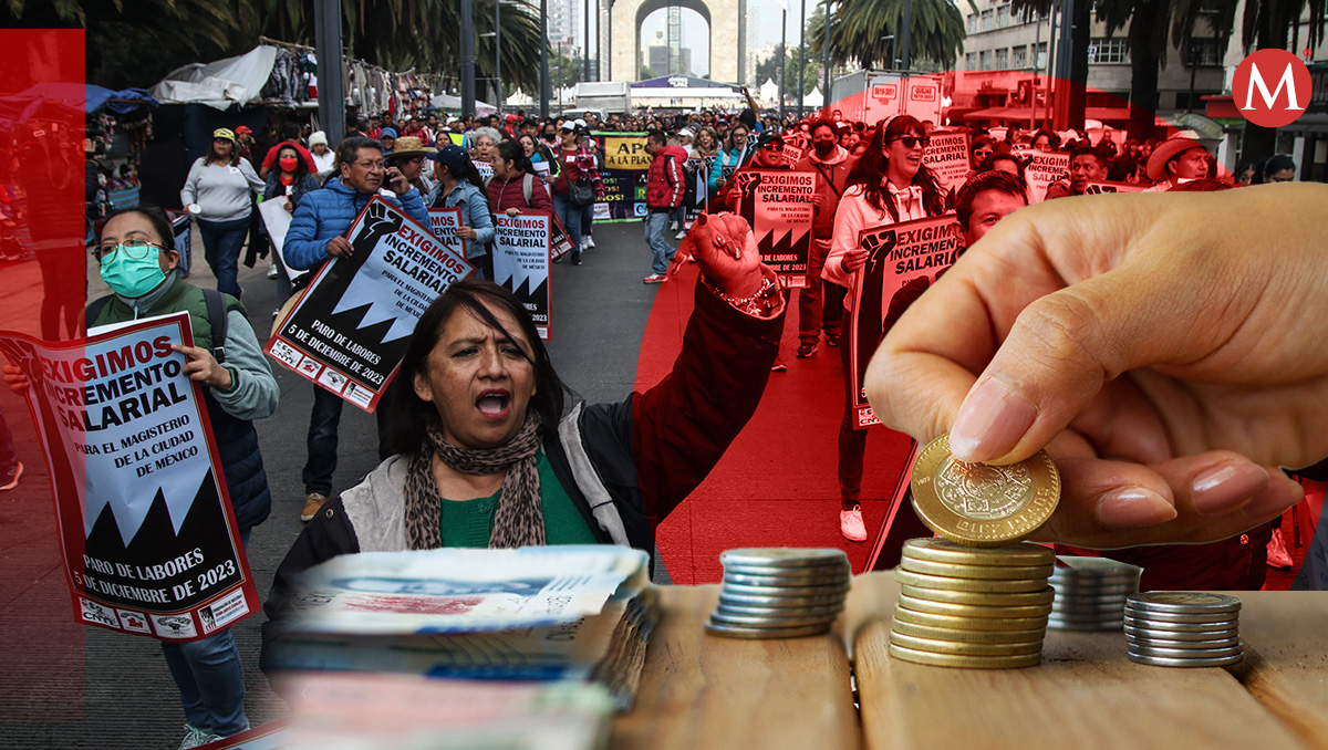 El magisterio puede tener un aumento salarial | Diseño por Óscar Ávila