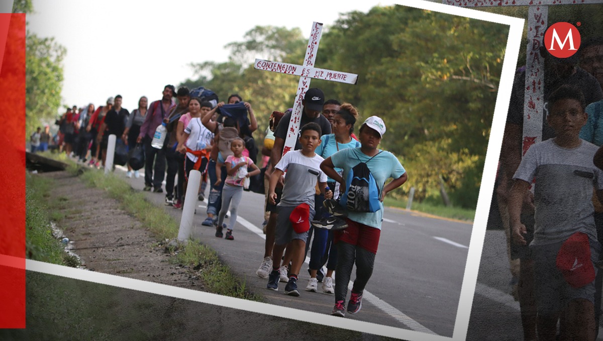 México se ha convertido en un país destino para migrantes | Diseño por