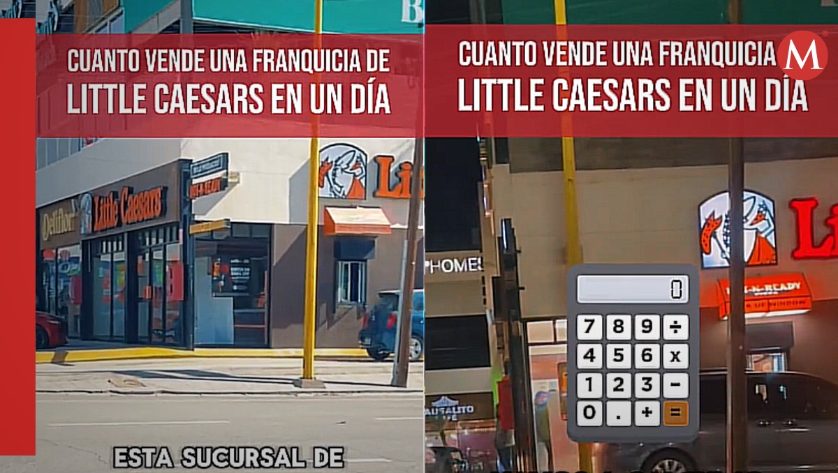 ¿Cuál es la ganancia de una sucursal de Little Caesars? Esto dijo un tiktoker. | Captura de TikTok