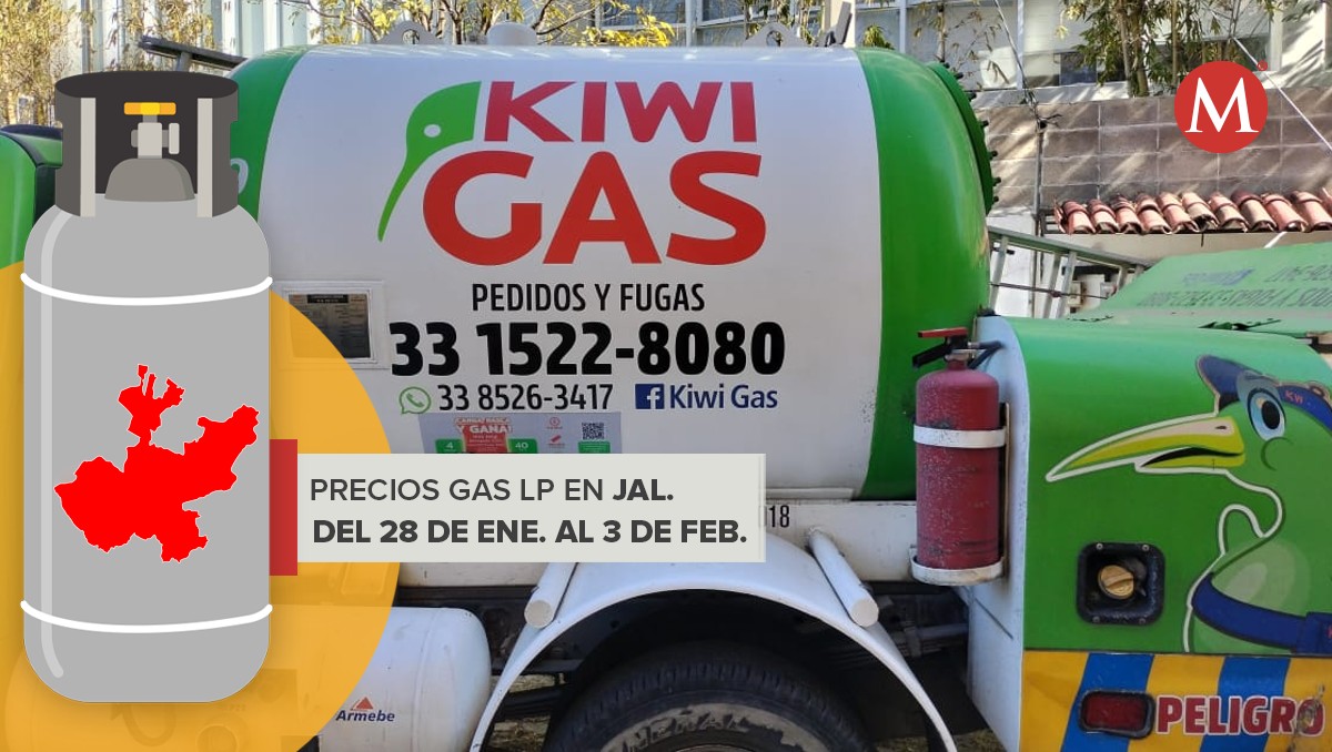 Pipa de abastecimiento de gas LP en Jalisco en enero de 2024 (Foto: Cortesía | Diseño: Milenio)