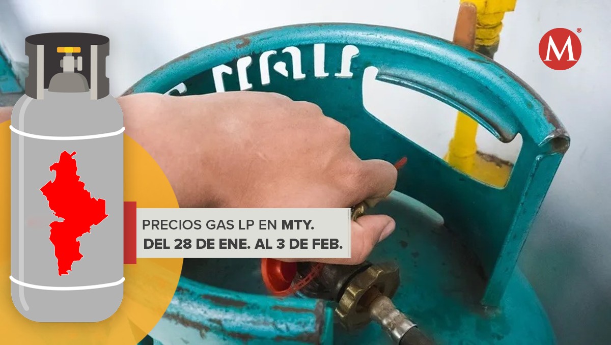 Precio del gas LP del 28 de enero al 3 de febrero en Nuevo León. | Especial.