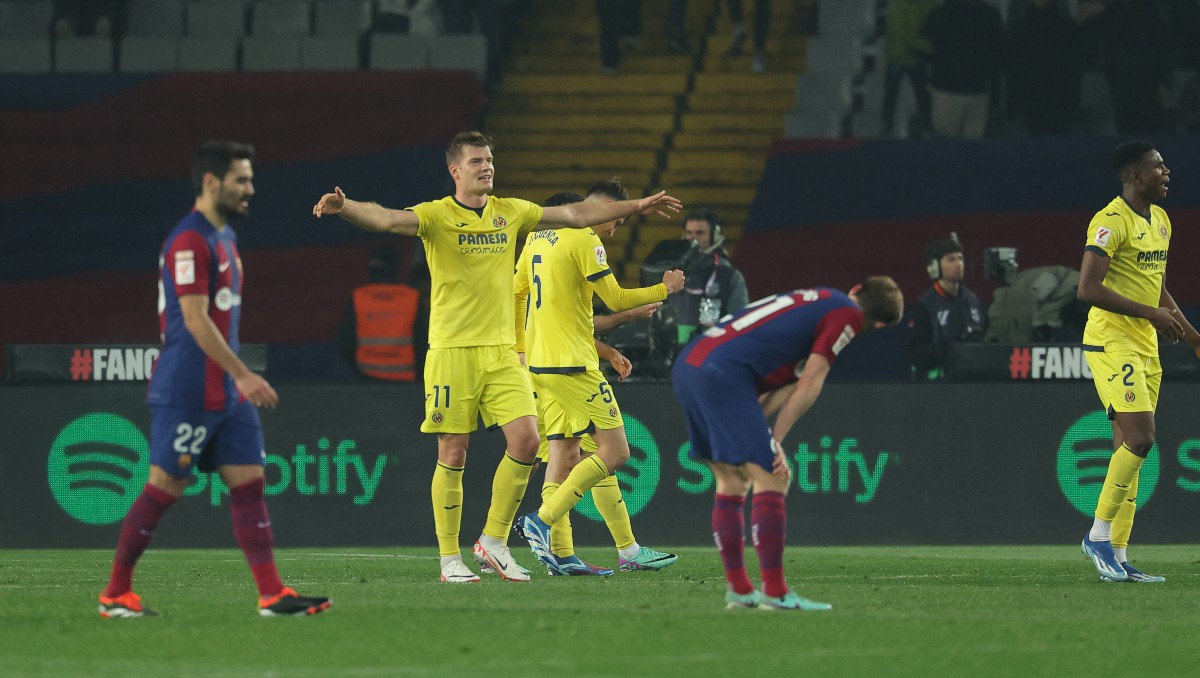 Villareal vence al Barcelona en LaLiga (AFP)