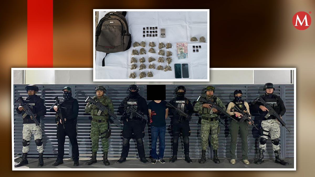Los dos hombres fueron detenidos en la colonia San Francisco. Foto: Especial
