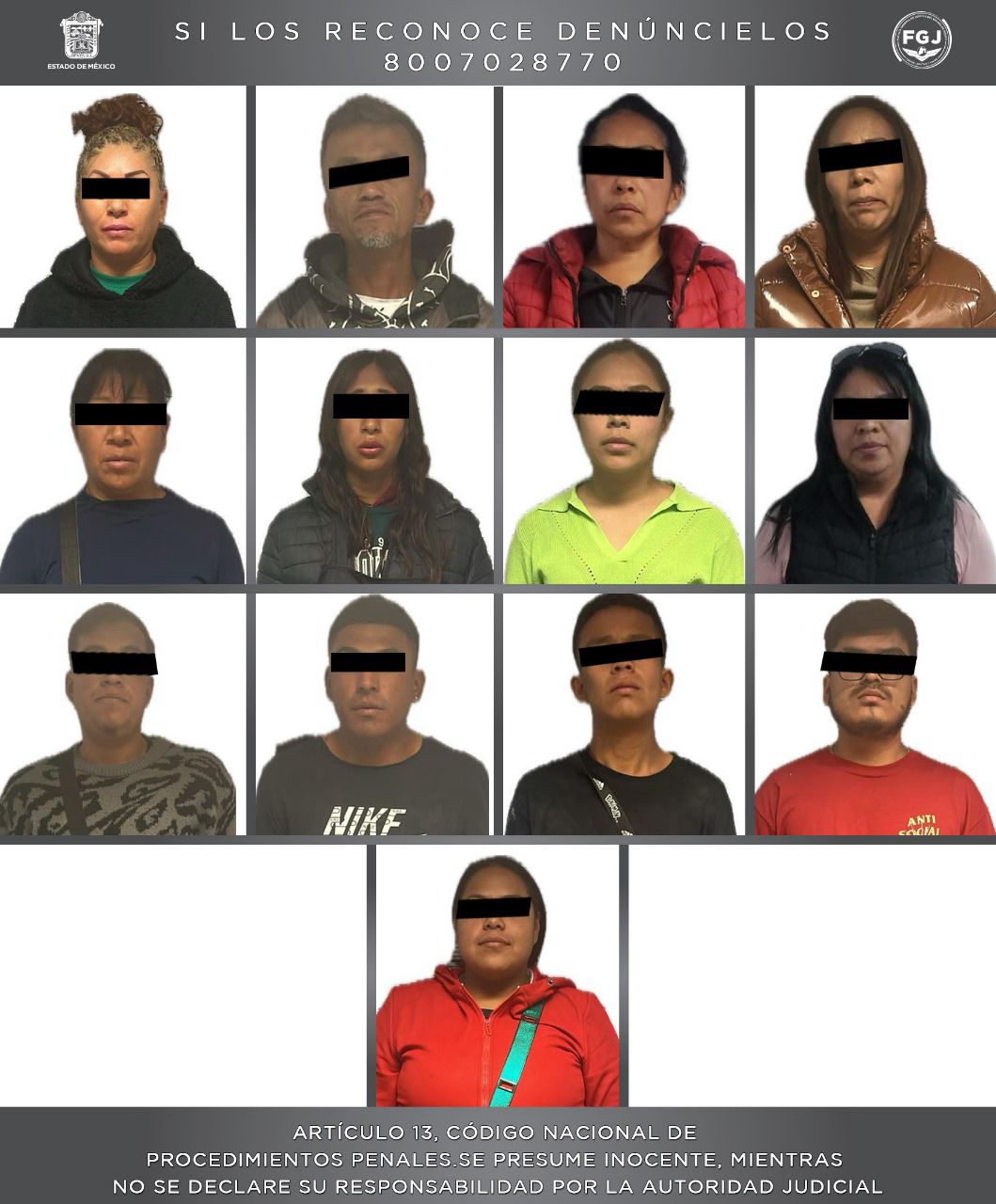 La detención se dio por medio de un operativo.