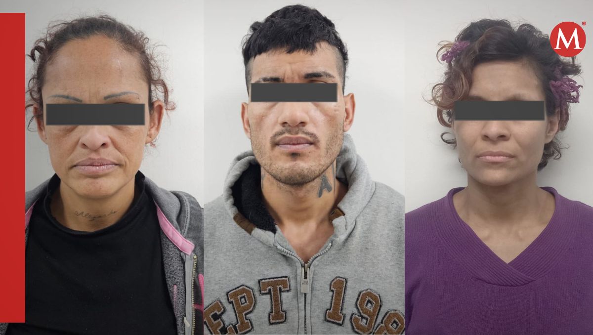 Los tres fueron capturados en el centro de Monterrey | Especial