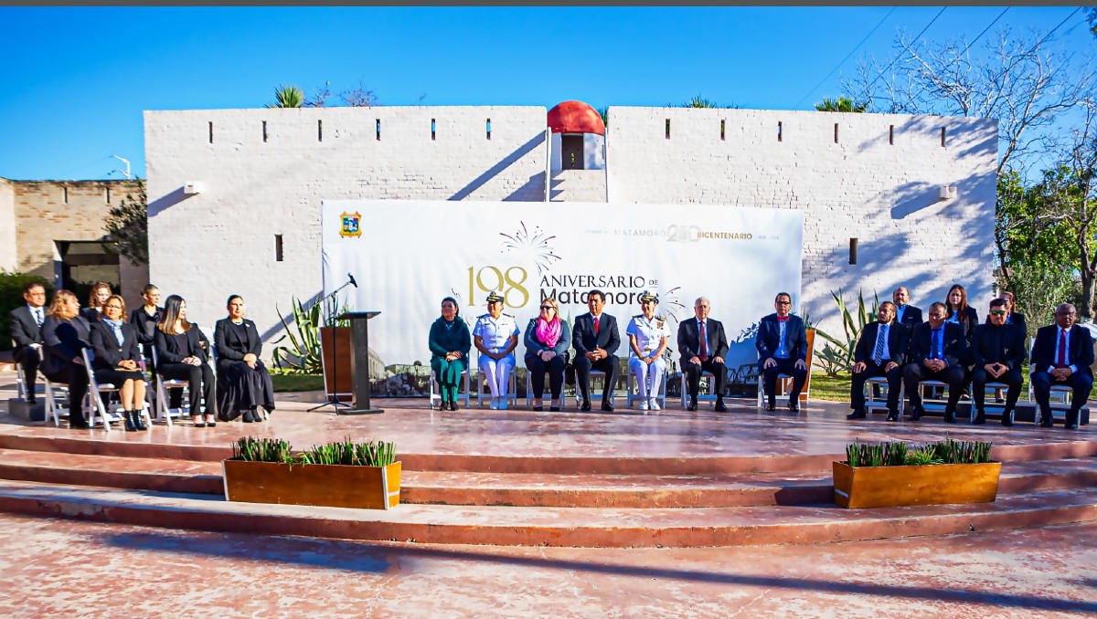 Mario López, alcalde de Matamoros conmemora la fundación de la ciudad