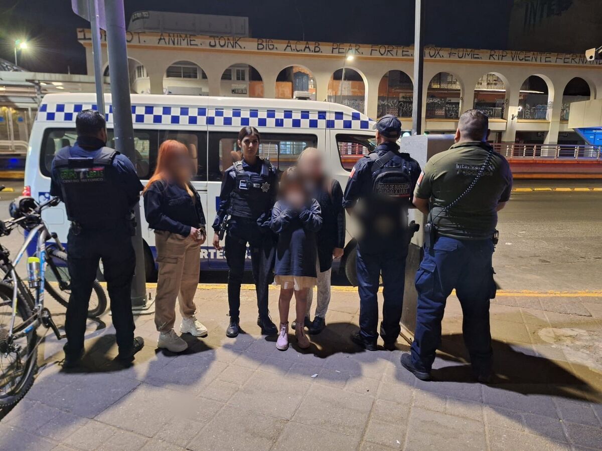 La menor se encontraba pérdida en la colonia San Juan de Dios. (Cortesía)