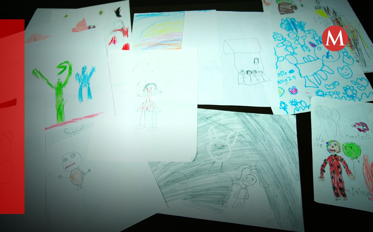 Los dibujos dejan ver la realidad más cruel de la migración infantil | Diseño por